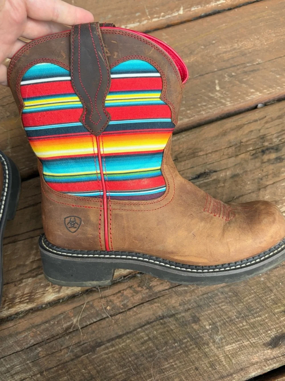 ARIAT Women's Gembaby Western Boot - Size 8 WORN ONCE - Picture 8 of 10